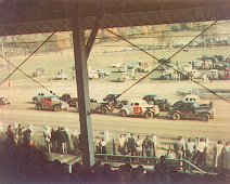 Wellsville Raceway - Monroe 2 Grandstand view..........